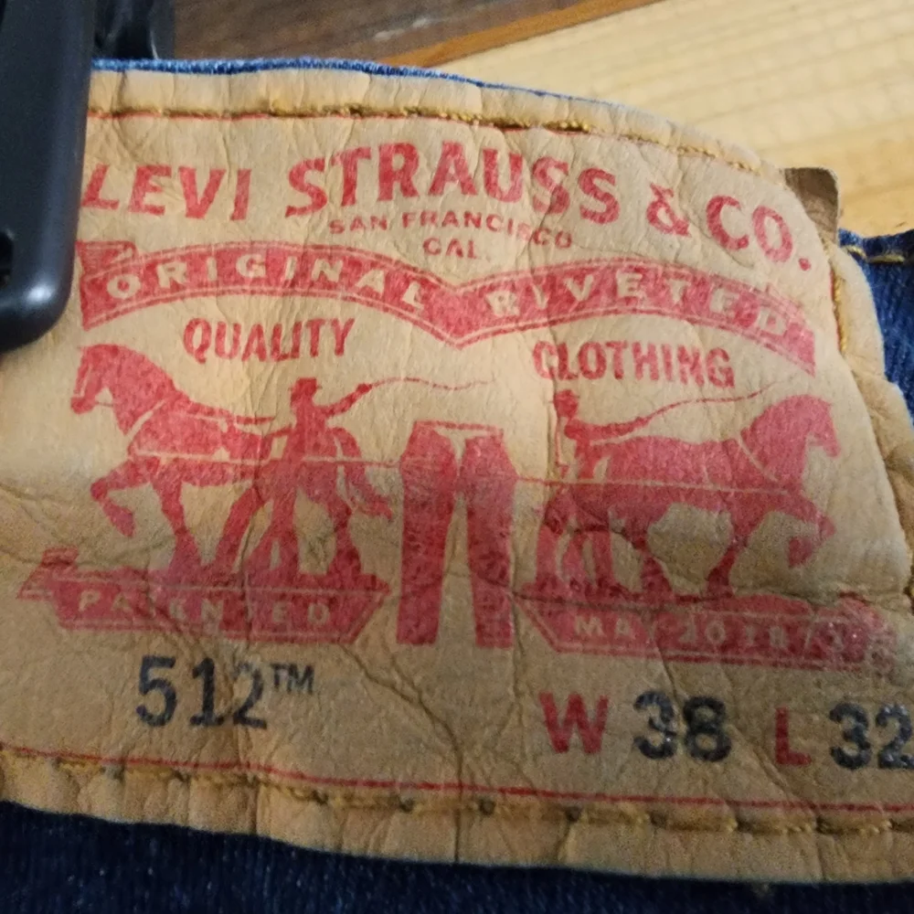 Levi's 512 Dark Blue Straight Jeans